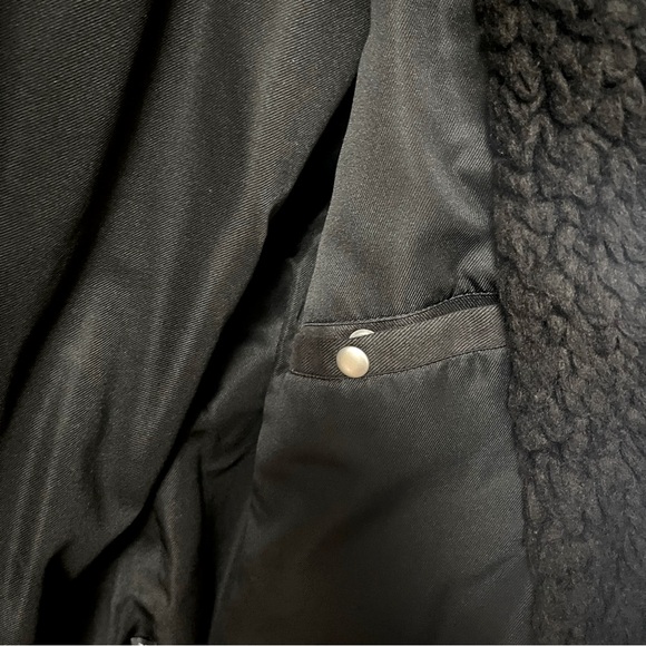 AllSaints Kentaro Sherpa Biker Jacket - Picture 10 of 14